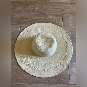 World Market Wide Brim 100% paper Straw sun Hat